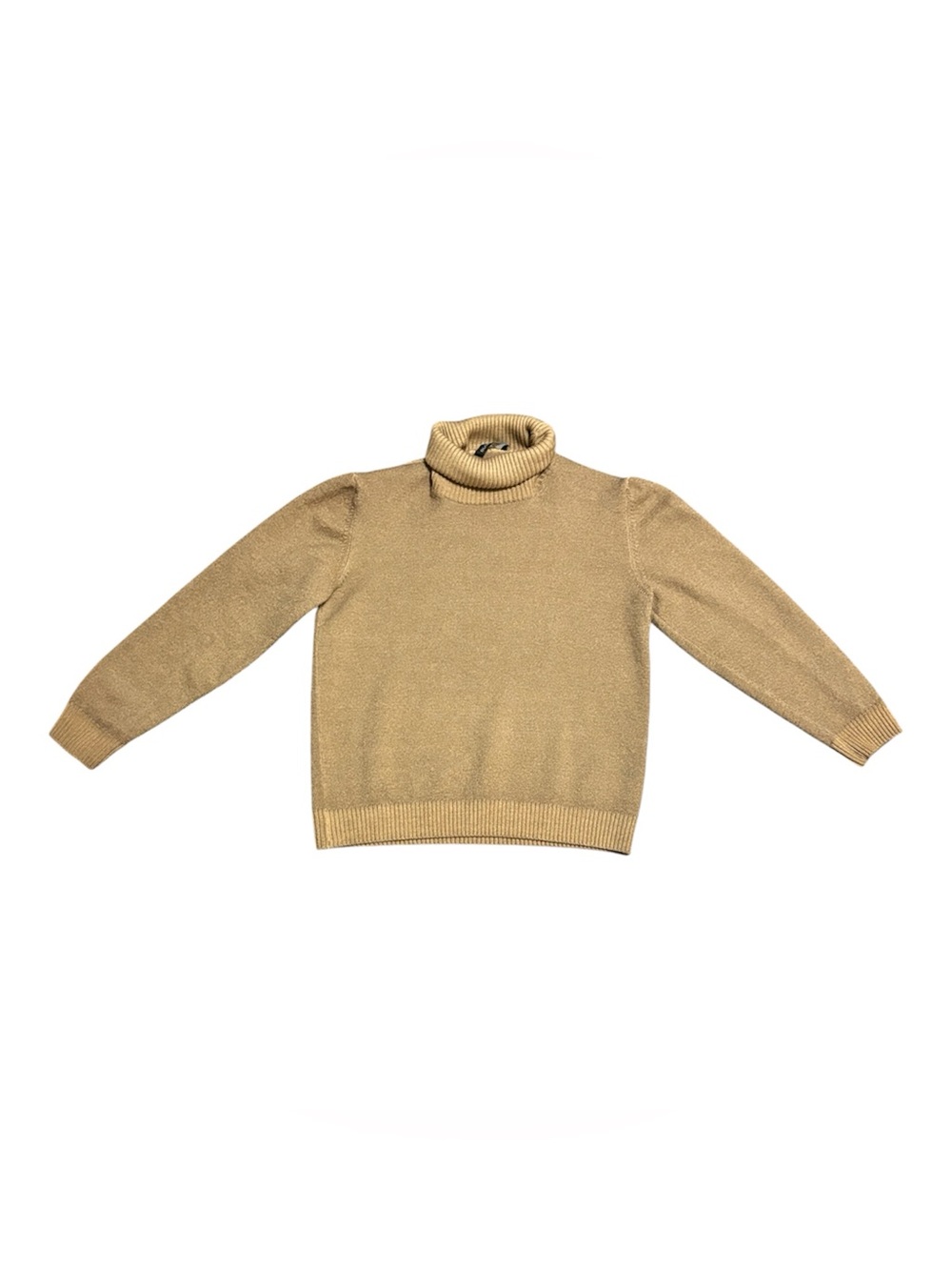 Bugatchi Merino Wool Camel Turtleneck Sweater Old Money Quiet Luxury
